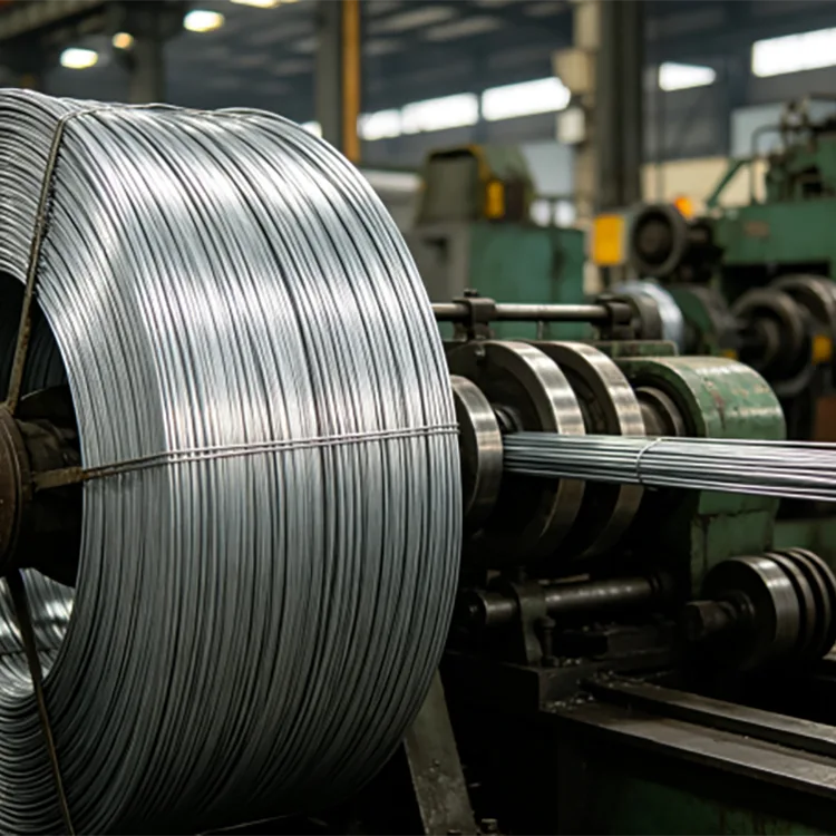 Galvanized wire rod coil